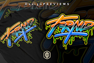 custom typography lettering for t shirt merchandise