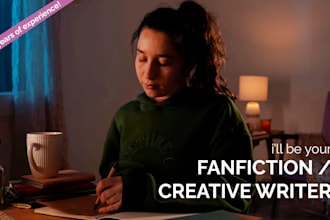 write high quality custom fanfiction for you