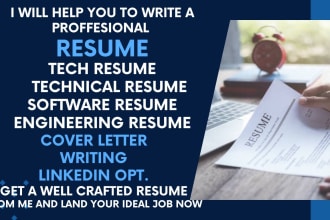 write software, technical engineer resume as a tech recruiter and CV maker