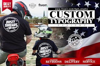create all kind of custom tshirt designs