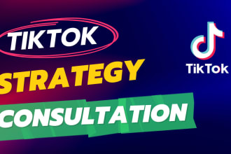 do a tiktok marketing strategy consultation and content plan