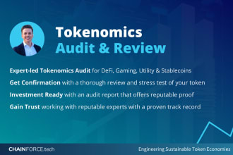 perform a tokenomics audit review of your crypto token