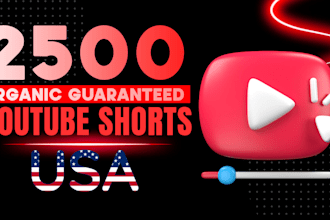 provide you organic youtube channel shorts views