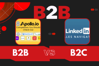 do b2b lead generation and find valid emails from linkedin