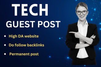 publish tech guest posts with SEO backlinks