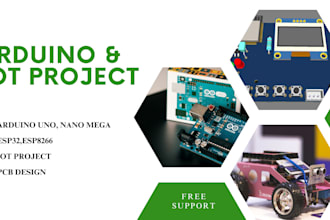 do arduino, esp32 programming for prototype and iot projects