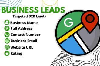 scrap google map data for lead generation, b2b data scraper