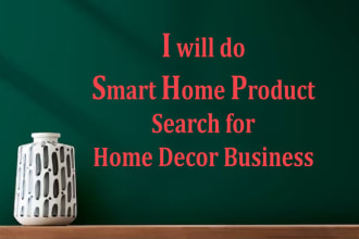 do smart home product search for home decor