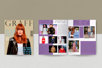 design a professional magazine