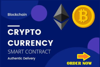 create token smart contract ethereum,binance,solana,avalanche,tron,coin listing