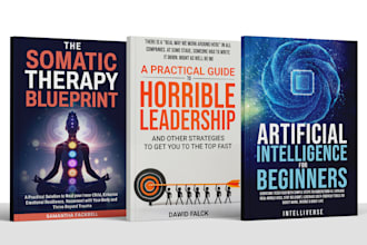 do non fiction book cover design, amazon or kdp book design