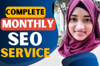 provide big bull complete monthly SEO service for google top ranking