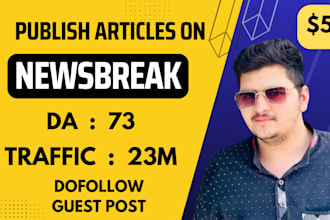 write and publish guest post on newsbreak with google index