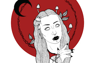 draw you a linework portrait