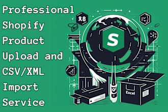 add products or upload and import CSV, XML file to shopify