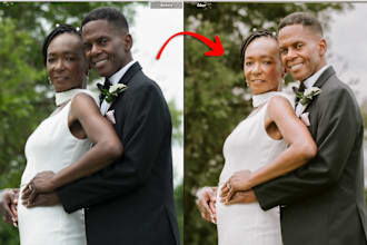 wedding photo editing and culling in lightroom