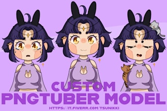 create your custom chibi pngtuber model