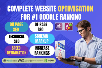 optimize website SEO on wordpress squarespace wix shopify for google ranking
