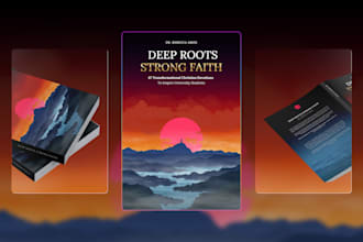do unique book, cover design, magazine, catalog  layout