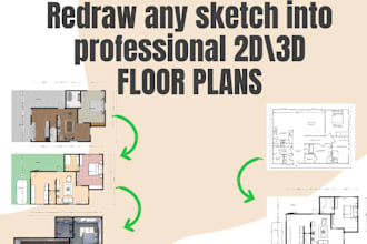 bring your vision to life from 2d to real estate floor plan