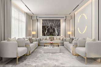 create interior design with free 360 render view