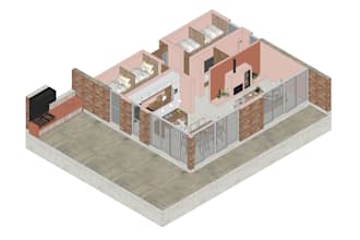 modelado arquitectonico 3d de interior o exterior