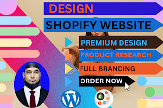 build a passive income dropshipping shopify store or shopify website