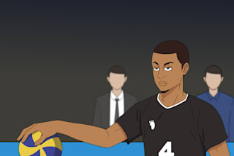 draw custom anime sport that you like