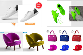 fix, color change, remove or add white background on product picture image