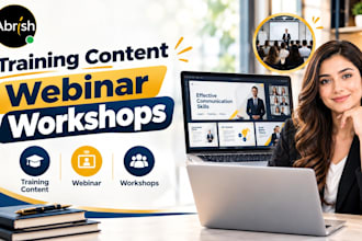 design presentation for your training and workshop course