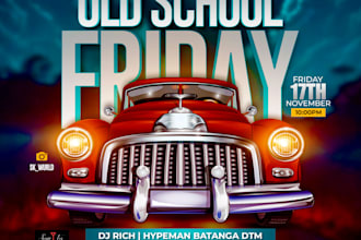 design flashy nightclub, birthday, event and party flyers