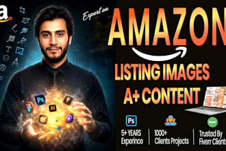 design amazon a plus content, amazon ebc and amazon listing images