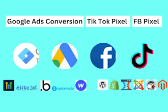 setup google ads conversion, tik tok pixel, facebook offline conversion