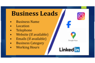 be your google maps scraper for business leads and data extraction