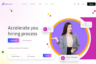 design and develop unique wordpress webflow and wix websites