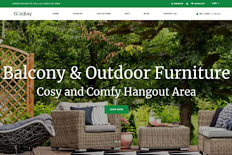 design hot selling furniture shopify store home decor home improvement website