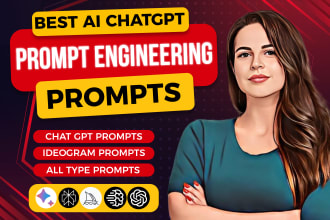 best ai writing prompts and posters chat gpt,  ideogram,