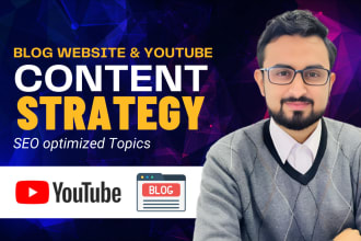 create high traffic content strategy for blog and youtube