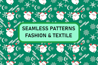 design seamless repeating pattern for fabric wallpaper