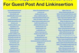 publish high da health supplements and fitness guest posts