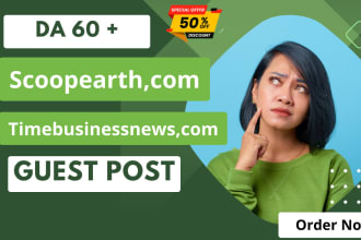 do  guest posts on timebusinessnews,com scoopearth,com