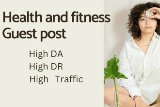 publish health and fitness guest post and build backlinks