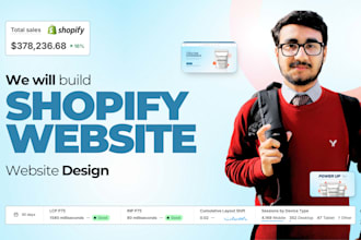design shopify ecommerce website, build shopify online store