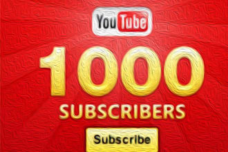 do add 1000 organic youtube subscribers fast