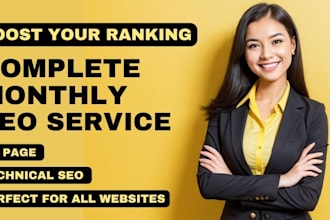 rank your website with full monthly seo service