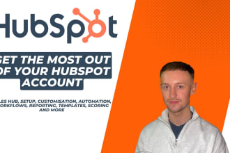 set up your hubspot CRM, workflows, automation, data import