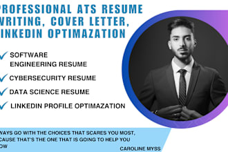write polish your software engineering, IT, tech, cybersecurity resume and cl