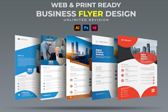 do professional corporate flyer design to grow your brand