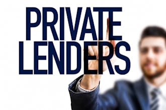 pull active private lenders and cash buyers leads