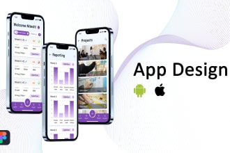 do mobile app ux ui design in figma